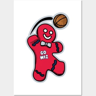 Washington Wizards Gingerbread Man Posters and Art